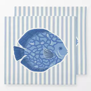 Servietten Blue summer fish