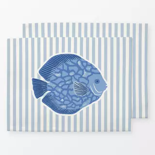 Tischset Blue summer fish