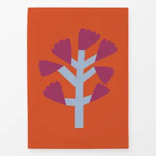 Geschirrtücher Wildblume Pink-Blau