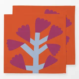 Servietten Wildblume Pink-Blau