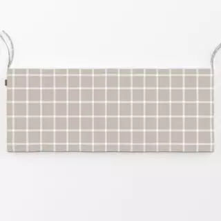 Bankauflage Gingham Beige