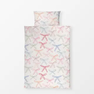 Bettwäsche Schleifen Allover bunt