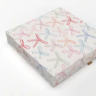 Bodenkissen Schleifen Allover bunt