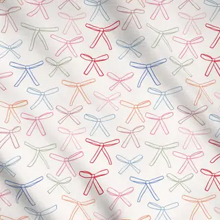 Meterware Schleifen Allover bunt