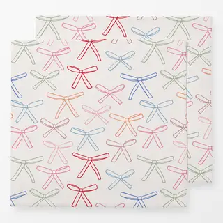 Servietten Schleifen Allover bunt