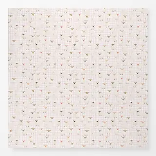 Tischdecke Kleine Frühlingsschafe rosa