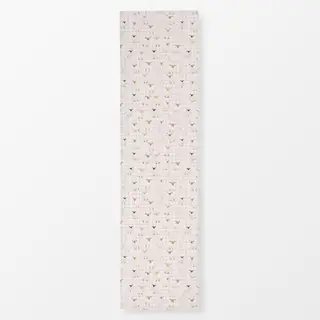 Tischläufer Kleine Frühlingsschafe rosa