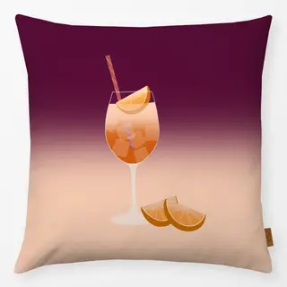 Kissen Spritz Verlauf Beere
