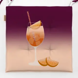 Sitzkissen Spritz Verlauf Beere