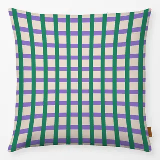 Kissen Spring Stripes Violet Green