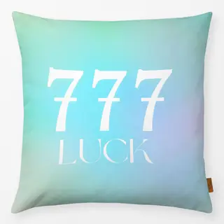 Kissen Engelszahl 777 Du hast Glück
