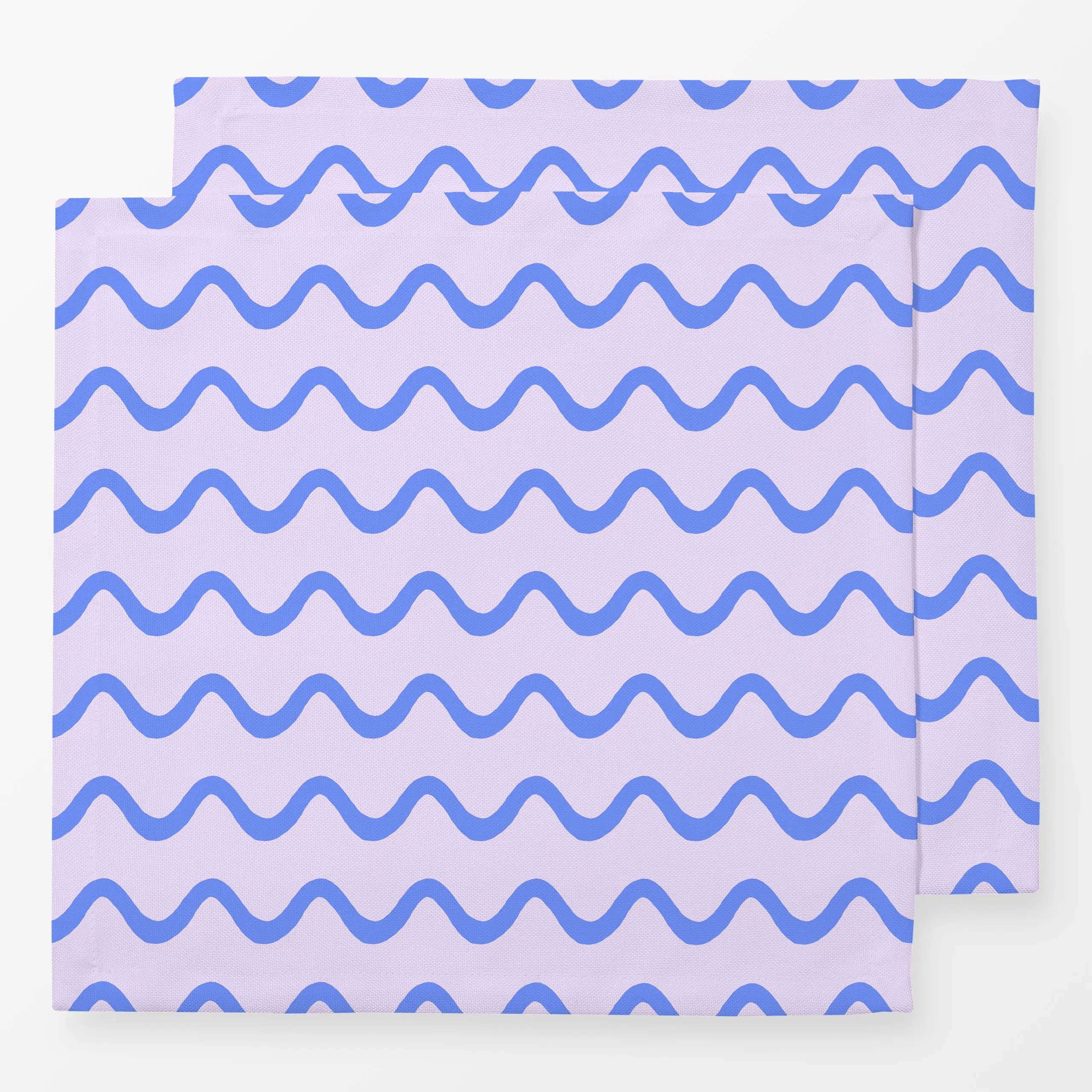 Servietten Welle Lila & Blau - Kinderzimmer & Motive für Kinder, Symbole & Muster - von „Maren Gross "; linie, Geschenk, ges...