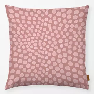 Kissen Frühlingspunkte Altrosa