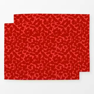 Tischset rote Beeren