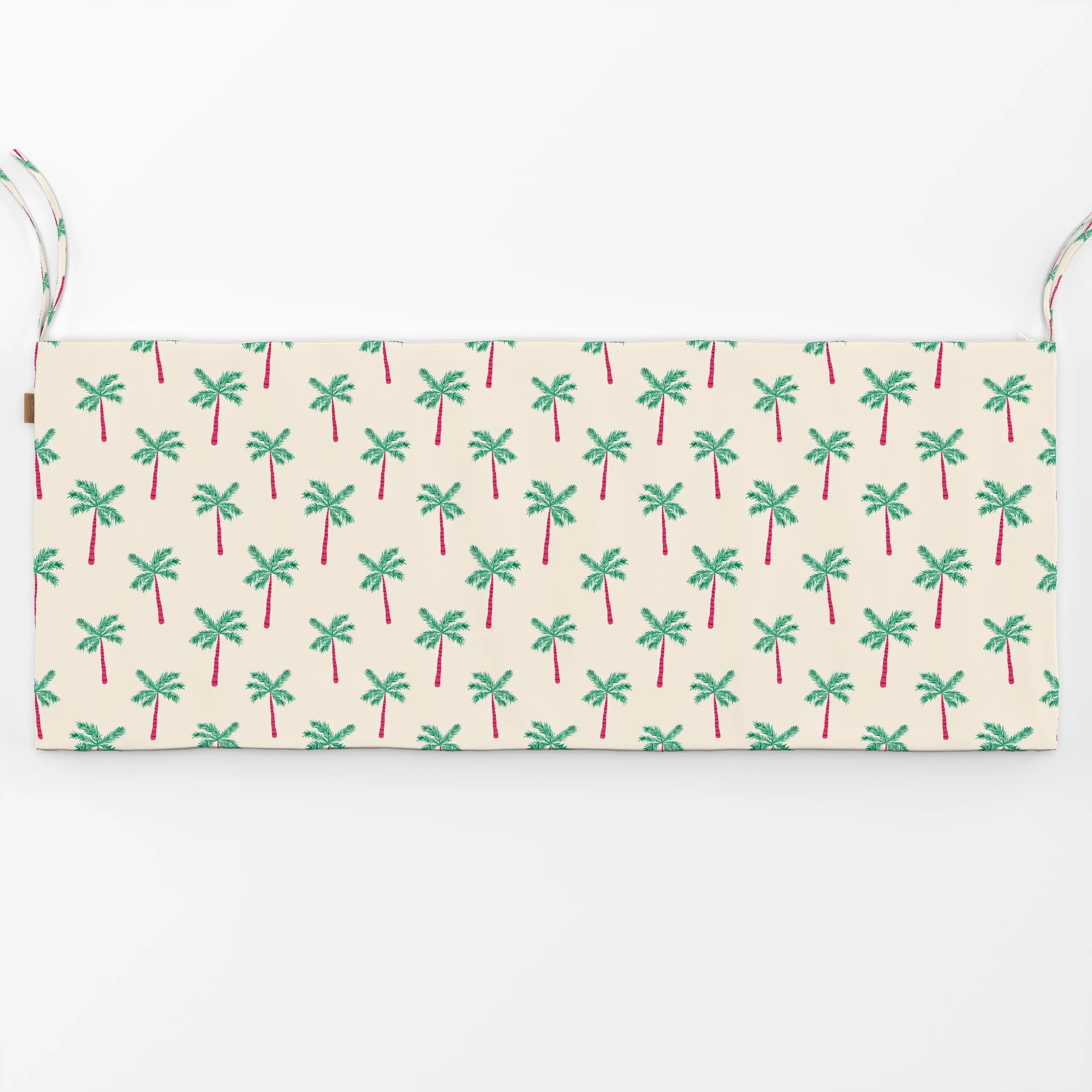 Bankauflage Exotic Palmtree Garden beige - Sommer, Pflanzen & Botanik, Safari & Dschungel - von „Karen Menzenbach"; Muster, ...