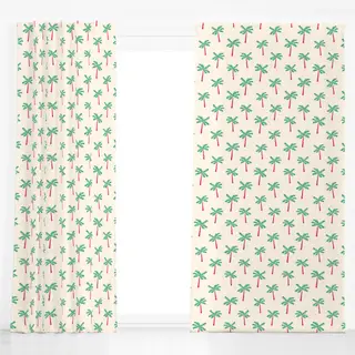 Dekovorhang Exotic Palmtree Garden beige