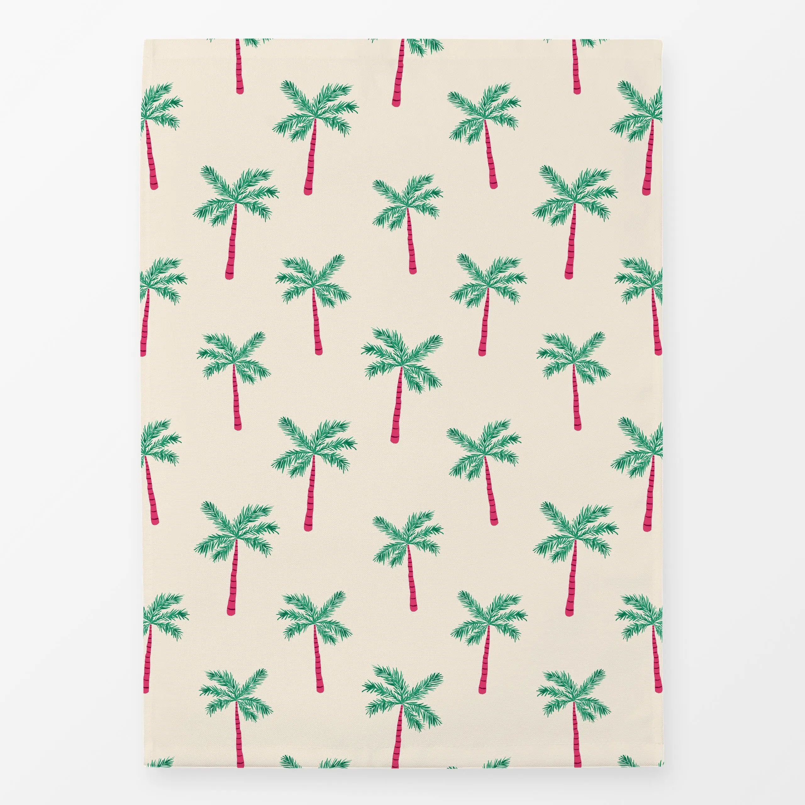 Geschirrtücher Exotic Palmtree Garden beige - Sommer, Pflanzen & Botanik, Safari & Dschungel - von „Karen Menzenbach"; Muste...