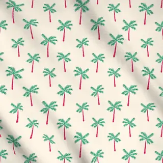 Meterware Exotic Palmtree Garden beige