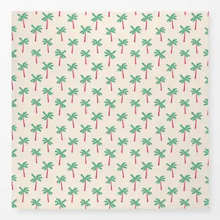 Tischdecke Exotic Palmtree Garden beige