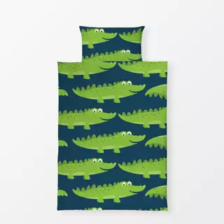 Bettwäsche Happy Krokodil