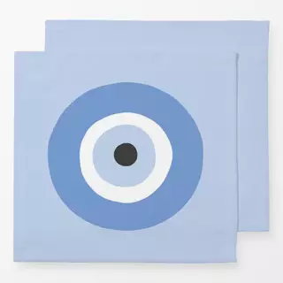 Servietten evil eye lucky symbol