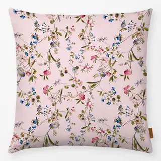 Kissen Rococo Blumen Garten Pink