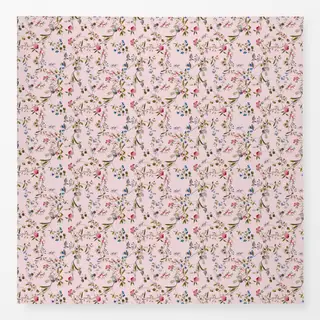 Tischdecke Rococo Blumen Garten Pink