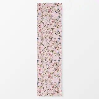 Tischläufer Rococo Blumen Garten Pink