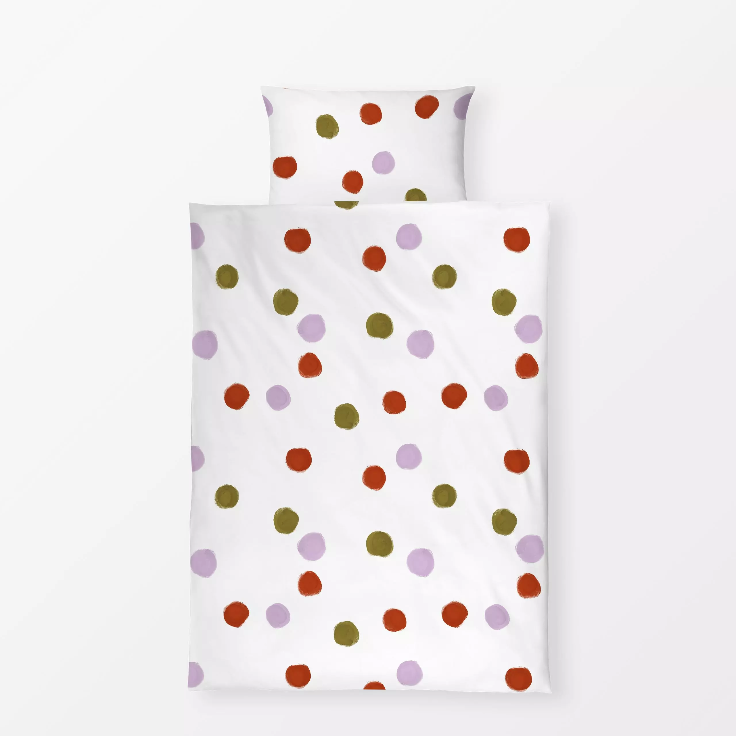 Bettwäsche Watercolor Dots | 1 - Kinderzimmer & Motive für Kinder, Symbole & Muster - von „moDeern Design Studio"; Punkte, m...