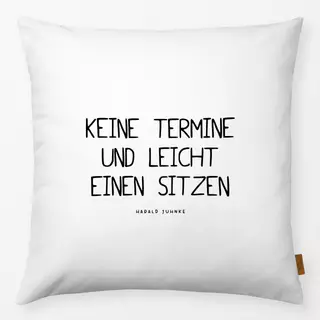 Kissen Definition von Glück - schwarz