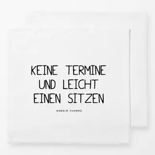 Servietten Definition von Glück - schwarz