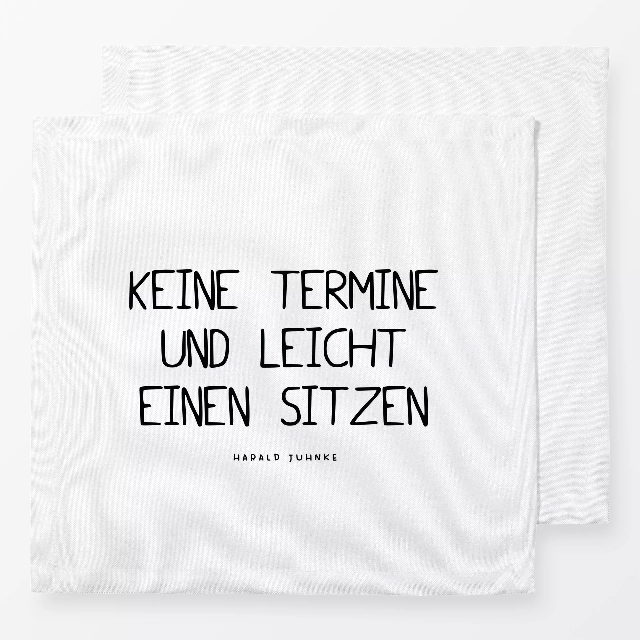 Servietten Definition von Glück - schwarz - Sprüche & Schriftzüge, Küche, Essen & Trinken - von „Heyduda"; Zitate und Slogan...
