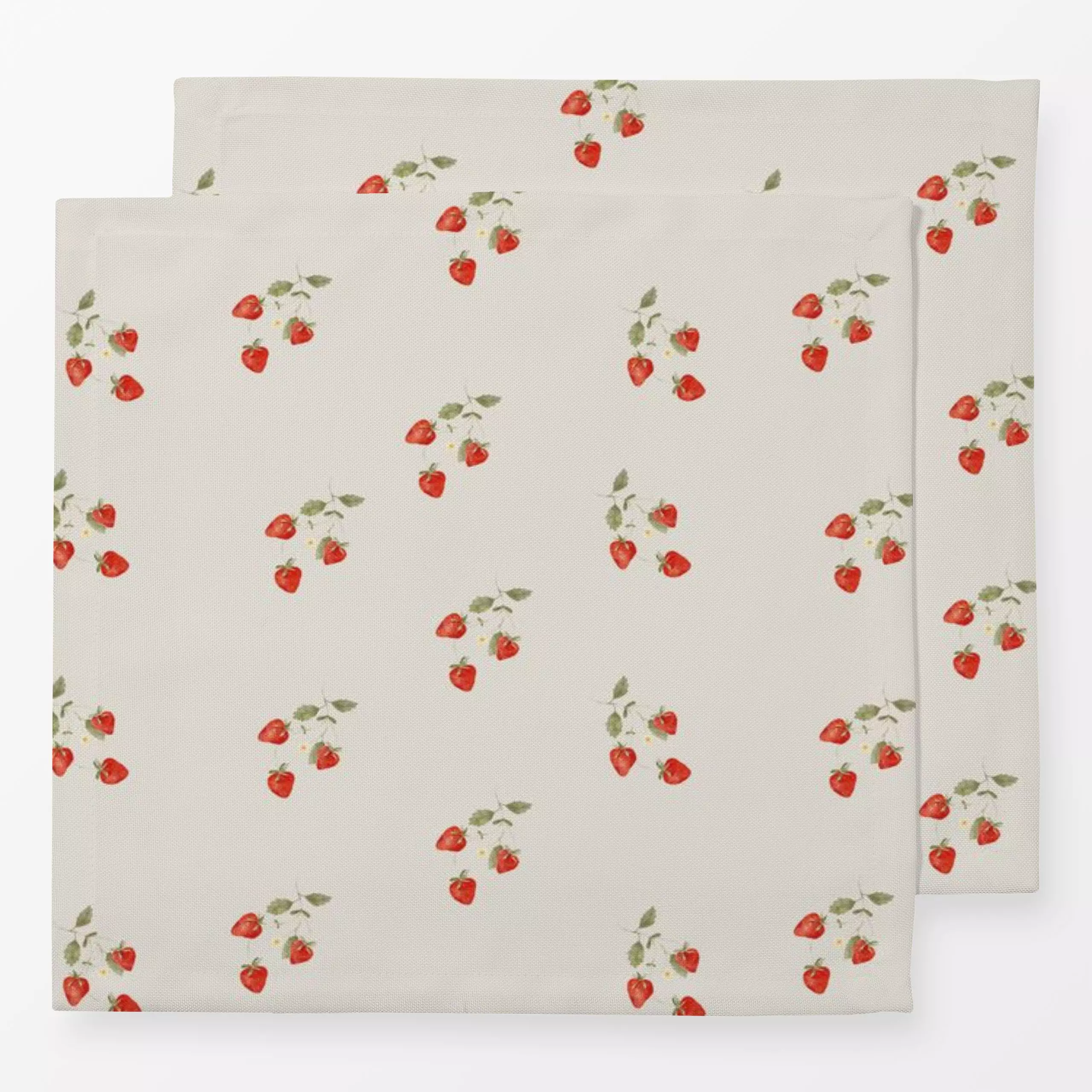 Servietten cute strawberrys - Sommer, Früchte - von „youdiful"; Frucht, Obst, Garten, Sommerblumen, Erdbeeren, landhaus, wat...