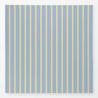 Tischdecke Streifen Hellblau Buttergelb