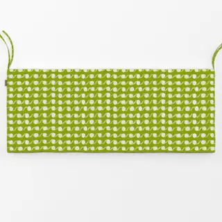 Bankauflage Punkte Streifen Grün Kreide