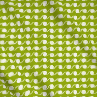 Meterware Punkte Streifen Grün Kreide