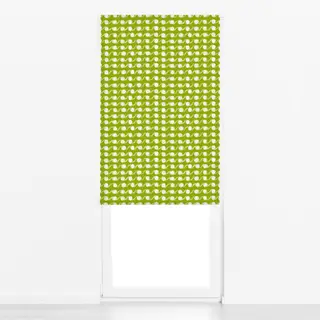 Raffrollo Punkte Streifen Grün Kreide