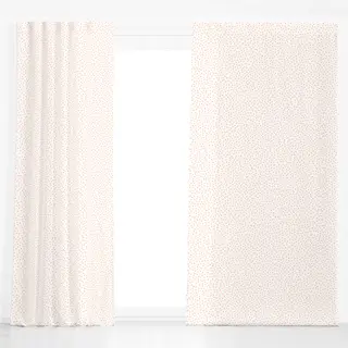 Dekovorhang Easter dots red