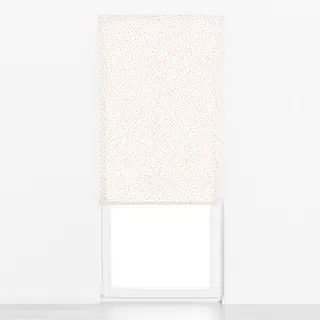 Raffrollo Easter dots red