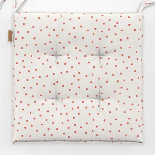 Sitzkissen Easter dots red