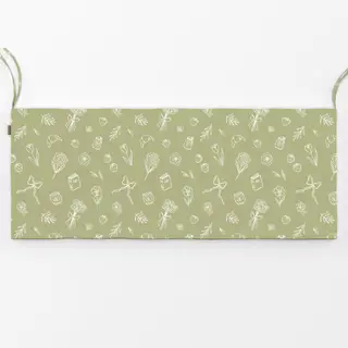 Bankauflage Slow Life Green