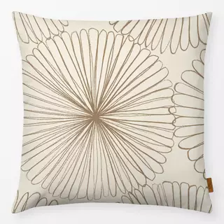 Kissen Flower Wheel beige