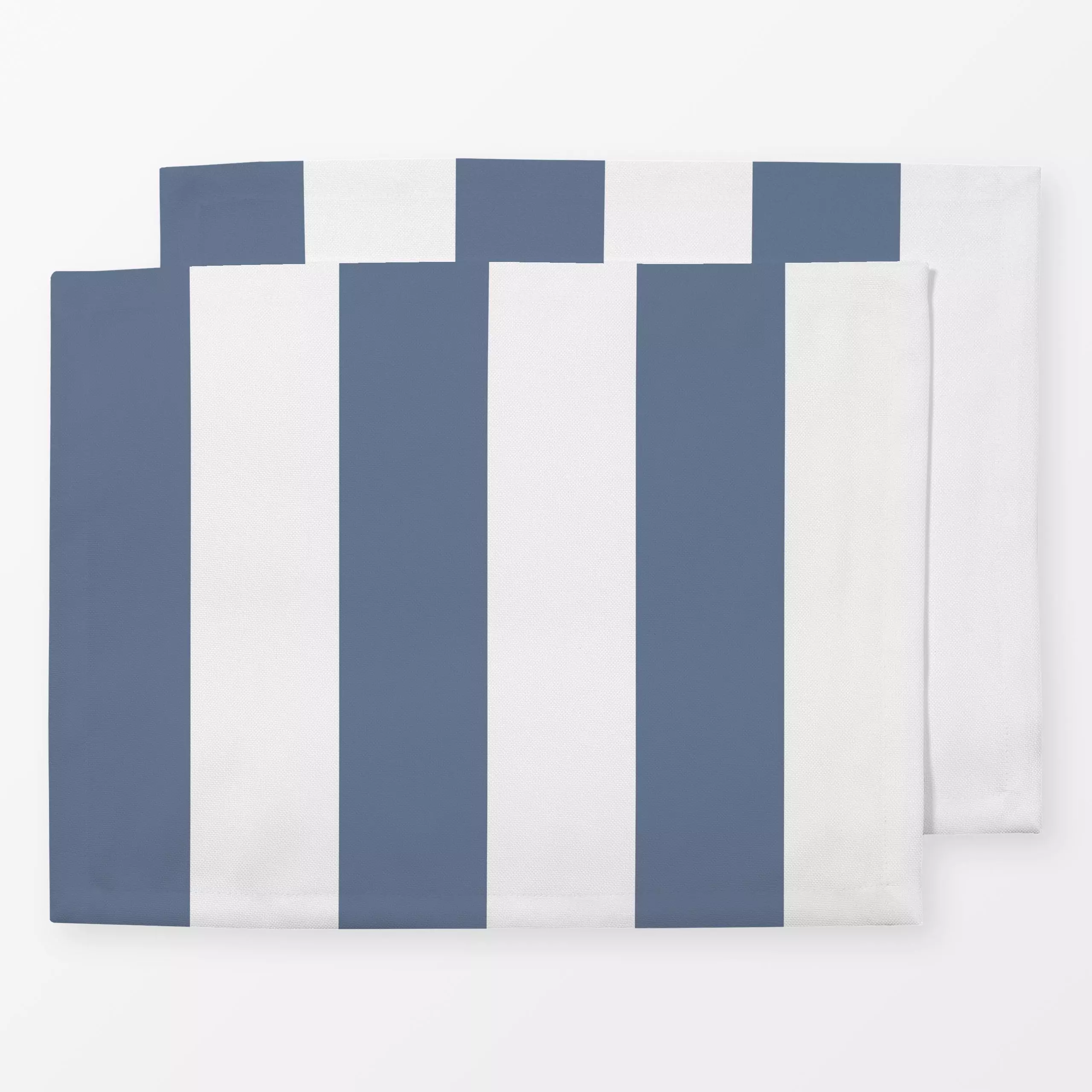 Tischset Streifenmuster Blau Weiß - Symbole & Muster - von „Andrea Haase"; Sommerblumen, maritim, frisch, gestreift, Streife...