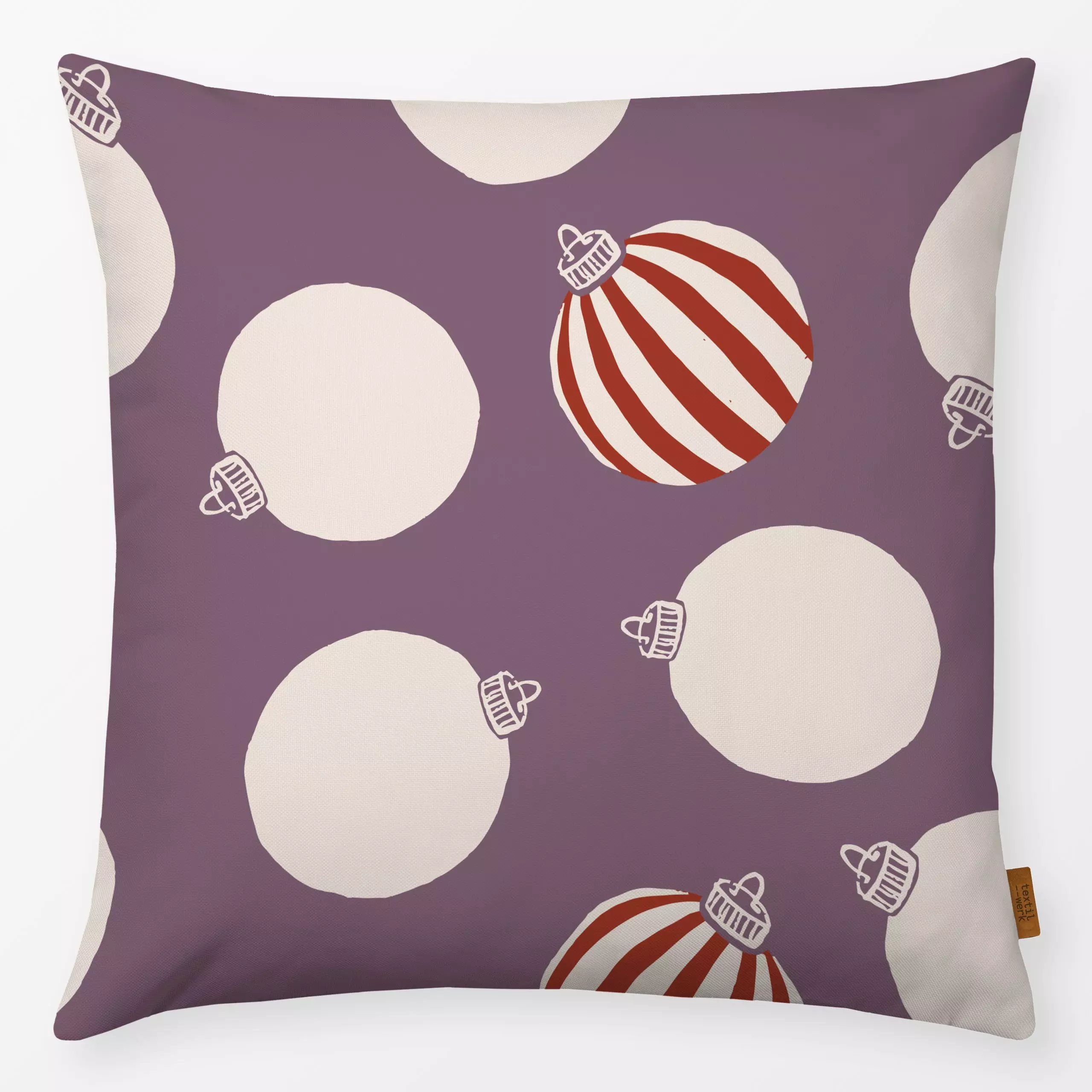 Kissen XMAS | Kugel Punkte - Weihnachten, Symbole & Muster - von „moDeern Design Studio"; Punkte, Weihnachten, Dots, weihnac...