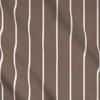 Meterware Streifen braun