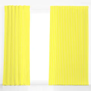 Dekovorhang Summer Stripes yellow