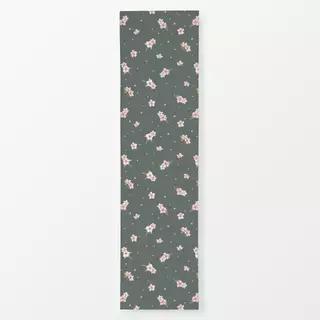 Tischläufer Landhaus Kirschblüte grün