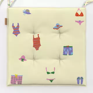 Sitzkissen Bademode Muster 2