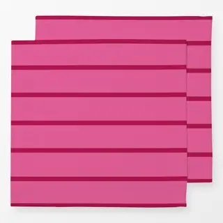 Servietten Stylish Stripes Pink Red