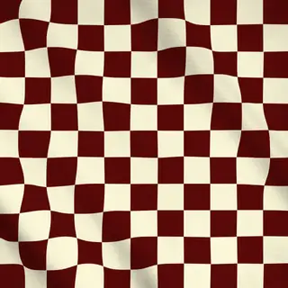 Meterware Chess Pattern brown vanilla